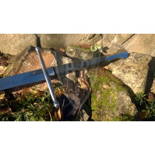 HEMA sword with custom pommel and crossguard